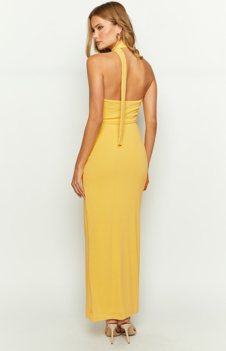 Ferris Yellow Maxi Dress