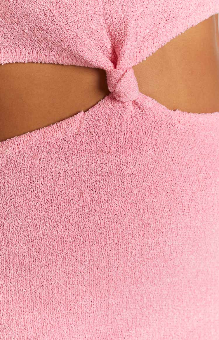 Fiona Pink Strapless Mini Dress