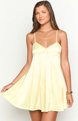 Hailee Yellow Mini Dress