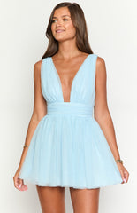 Icing Blue Mini Dress