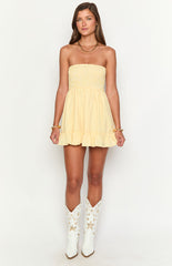 Kimmy Yellow Mini Dress