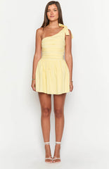 Luther Yellow Mini Dress