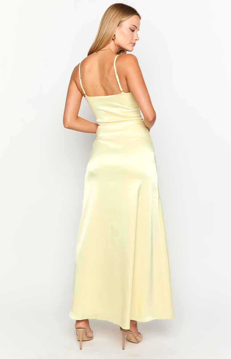 Lailani Yellow Corset Maxi Dress