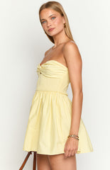 Matilda Yellow Mini Dress