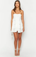 Miller White Strapless Mini Dress