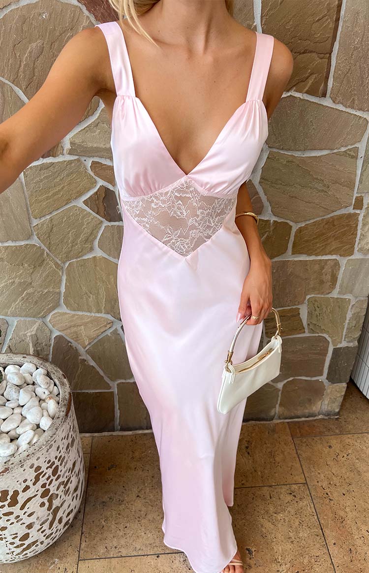 Nolan Light Pink Maxi Dress