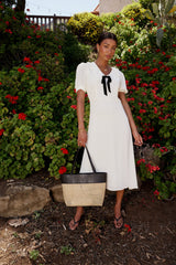 Maren Collared Midi Dress