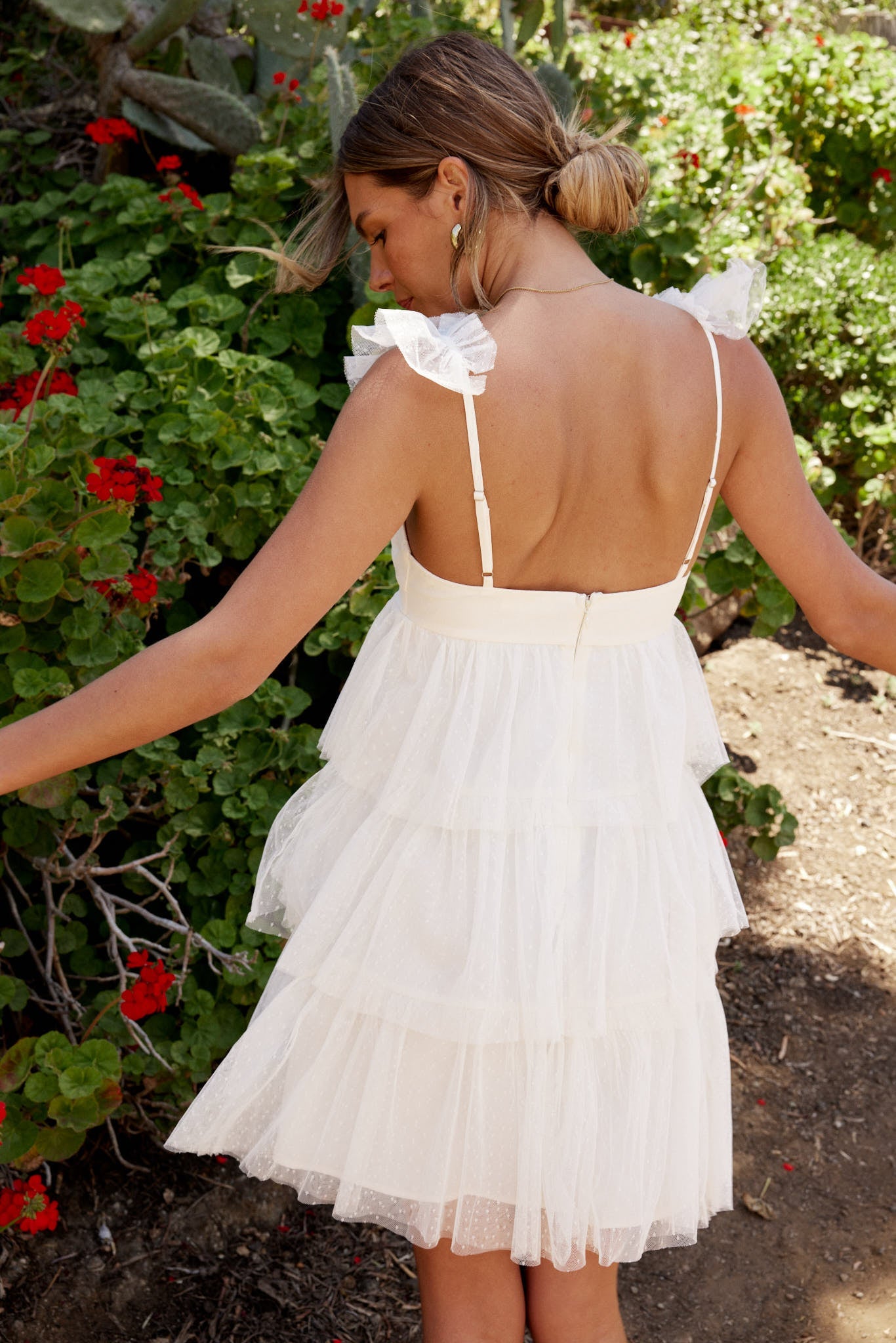 Rosie Ruffle Mini Dress